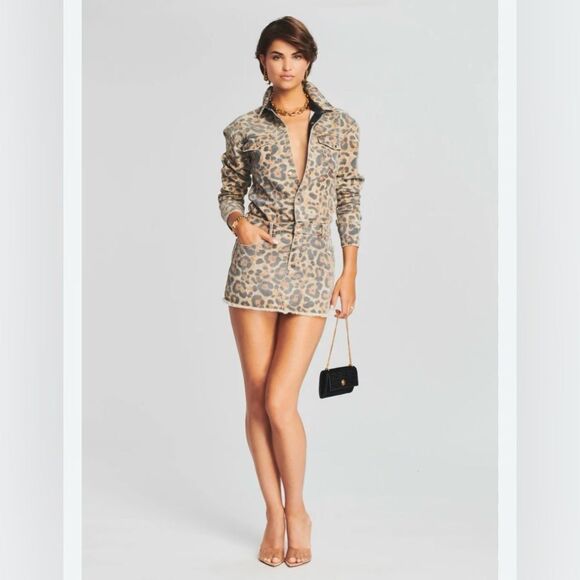 SER.O.YA Dresses & Skirts - NWT SER.O.YA Linda Dress Leopard Print small flawed!